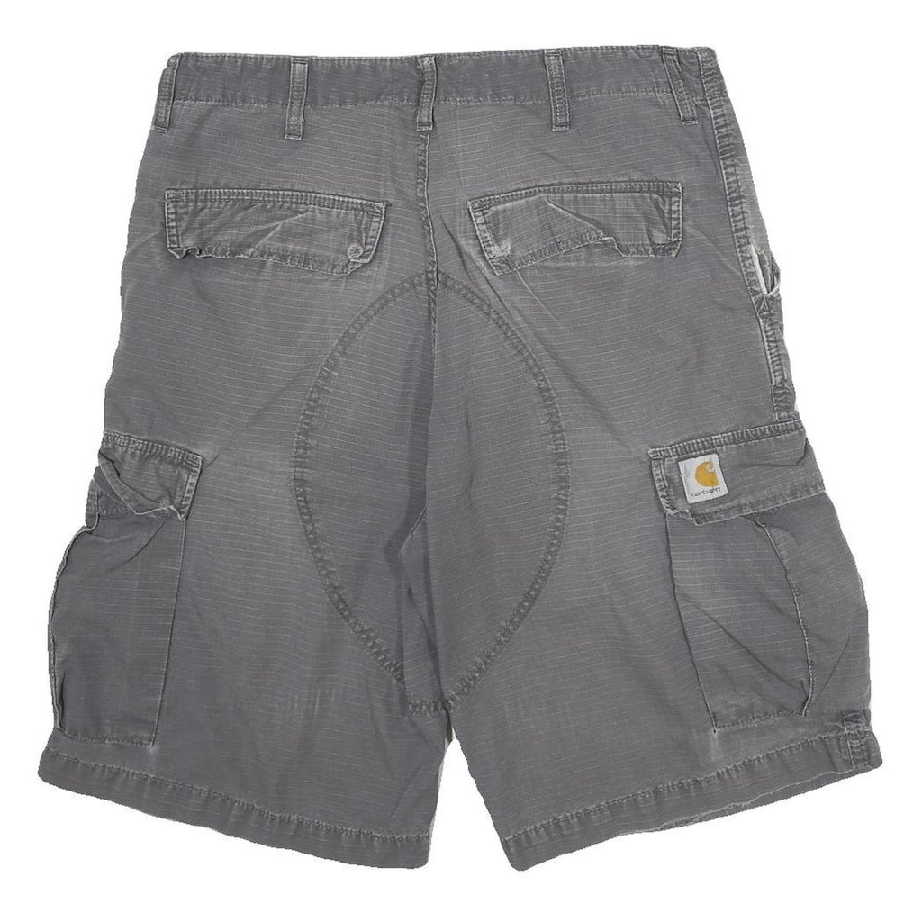CARHARTT Mens Shorts Grey Cargo L W31 Workwear Durable Cotton Blend