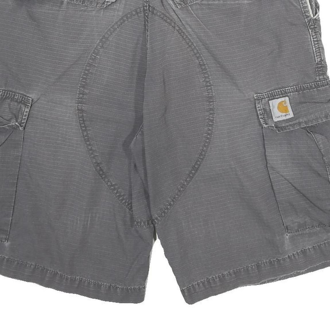 CARHARTT Mens Shorts Grey Cargo L W31 Workwear Durable Cotton Blend