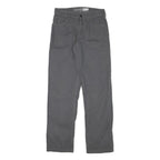 CARHARTT Mens Cotton Blend Grey Relaxed Straight Trousers W28 L32 Workwear