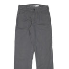 CARHARTT Mens Cotton Blend Grey Relaxed Straight Trousers W28 L32 Workwear