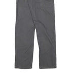 CARHARTT Mens Cotton Blend Grey Relaxed Straight Trousers W28 L32 Workwear