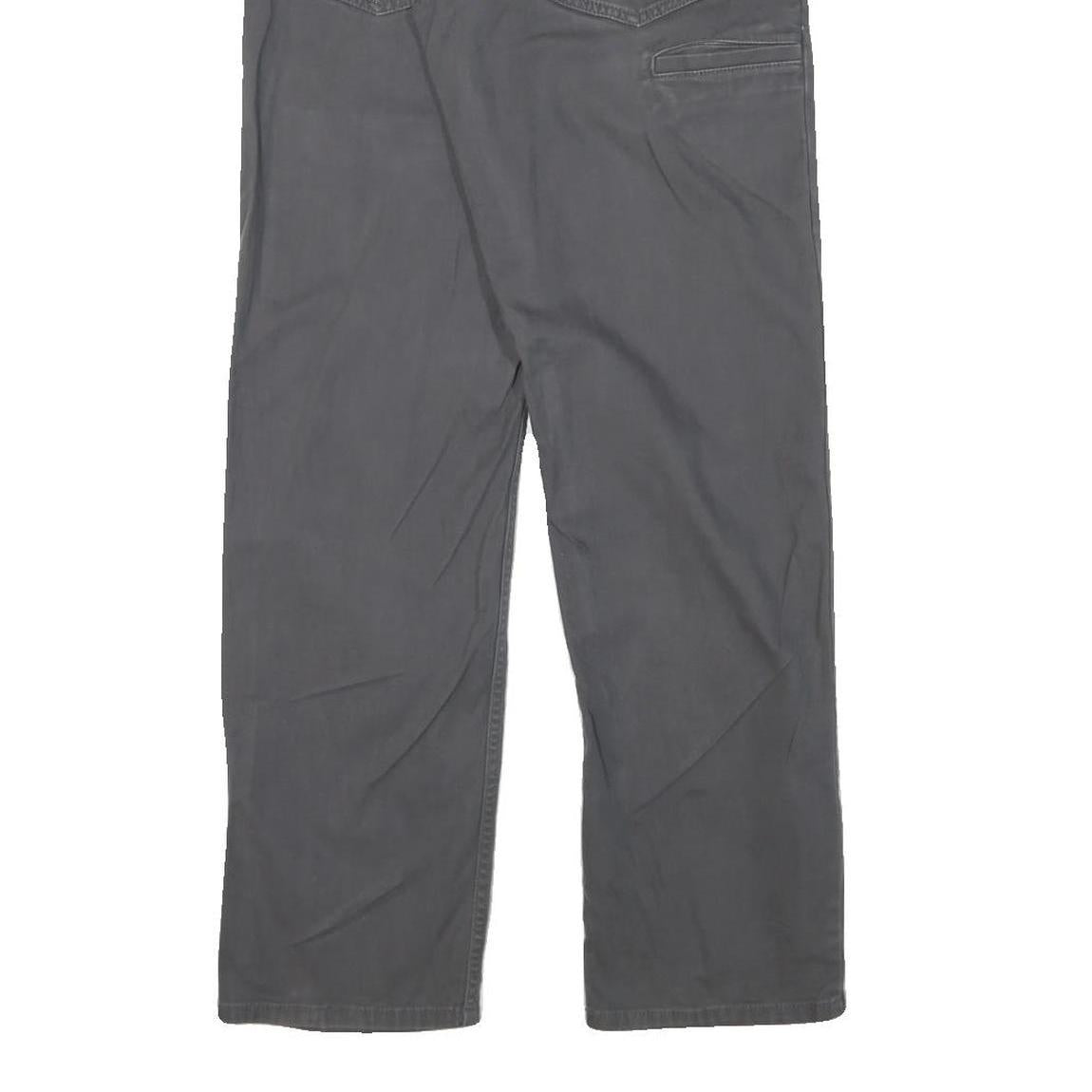 CARHARTT Mens Cotton Blend Grey Relaxed Straight Trousers W28 L32 Workwear