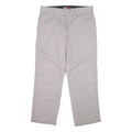 DICKIES Mens Cotton Blend Beige Regular Fit Straight Leg Trousers W36 L30