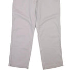 DICKIES Mens Cotton Blend Beige Regular Fit Straight Leg Trousers W36 L30