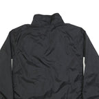 NIKE Mens Black & White Zip Jacket XL Nylon Sportswear Athletic Windbreaker