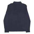 NORTH SAILS Mens Navy Blue Long Sleeve Cotton Polo Shirt L Regular Fit