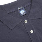 NORTH SAILS Mens Navy Blue Long Sleeve Cotton Polo Shirt L Regular Fit