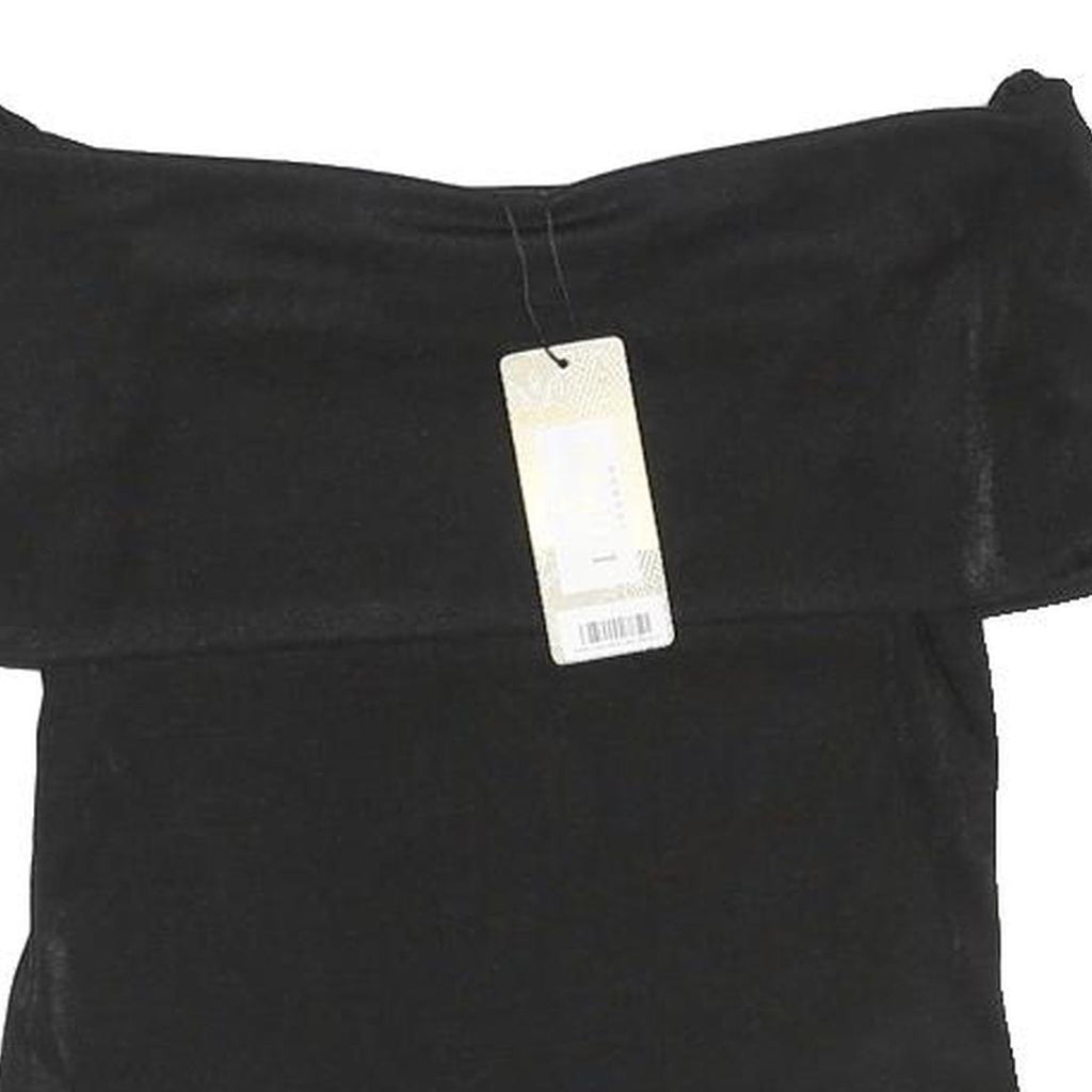 LIPSY Womens Black Bardot Top Sleeveless UK 12 Polyester Blend Evening