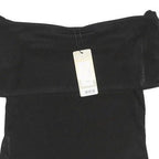 LIPSY Womens Black Bardot Top Sleeveless UK 12 Polyester Blend Evening