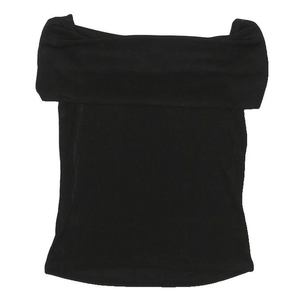 LIPSY Womens Black Bardot Top Sleeveless UK 12 Polyester Blend Evening