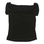 LIPSY Womens Black Bardot Top Sleeveless UK 12 Polyester Blend Evening