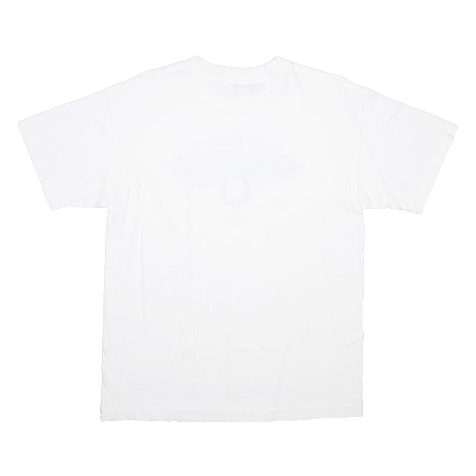 REEBOK Boys White Super Bowl Champions Graphic T-Shirt XL Short Sleeve Crew Neck
