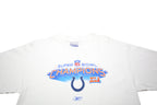 REEBOK Boys White Super Bowl Champions Graphic T-Shirt XL Short Sleeve Crew Neck