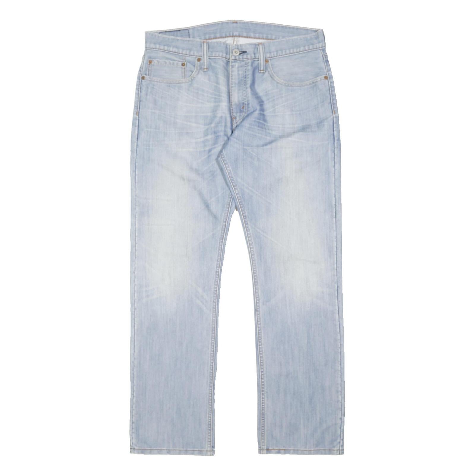 LEVI'S 514 Mens Jeans Blue Regular Straight Denim Light W34 L31 Classic Fit