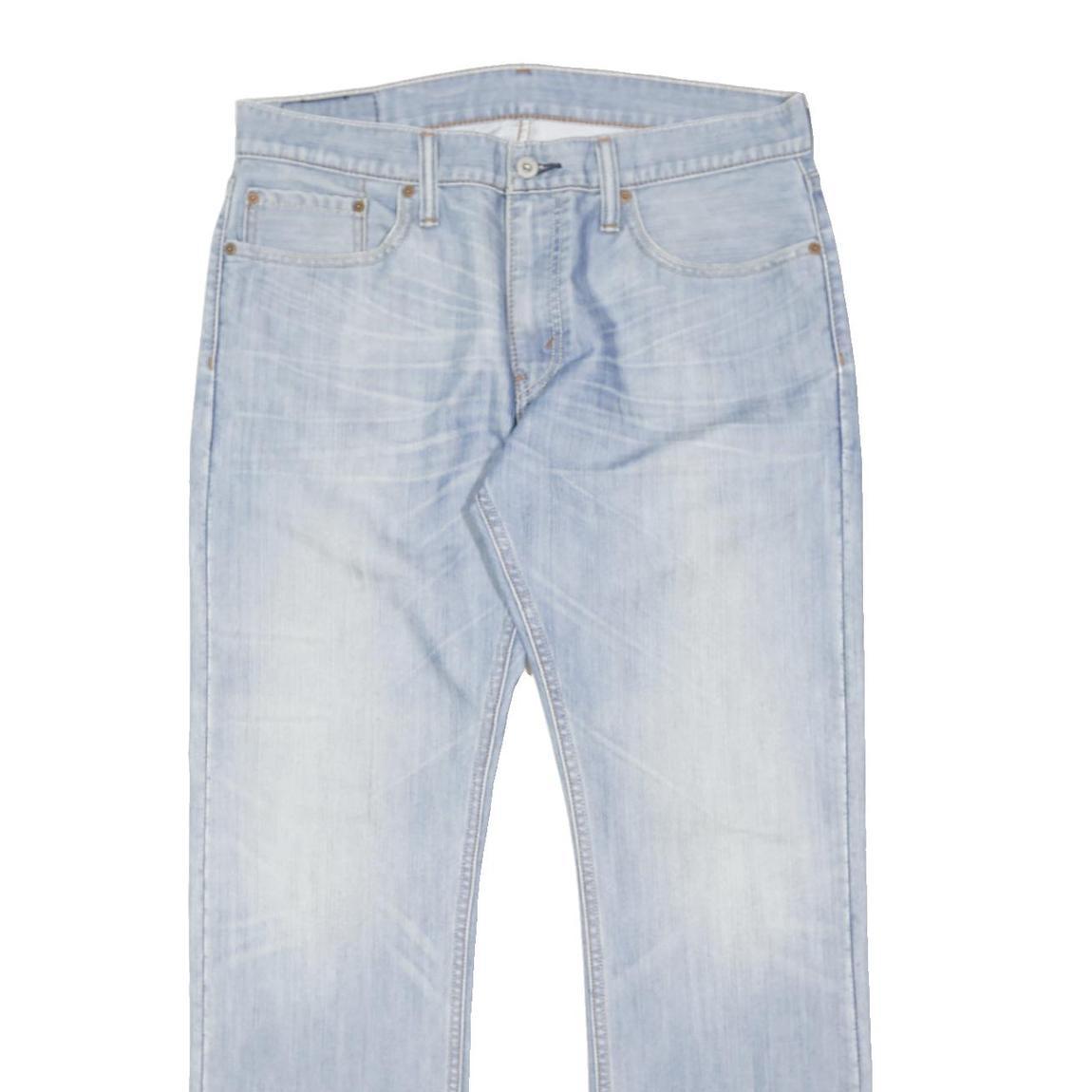 LEVI'S 514 Mens Jeans Blue Regular Straight Denim Light W34 L31 Classic Fit
