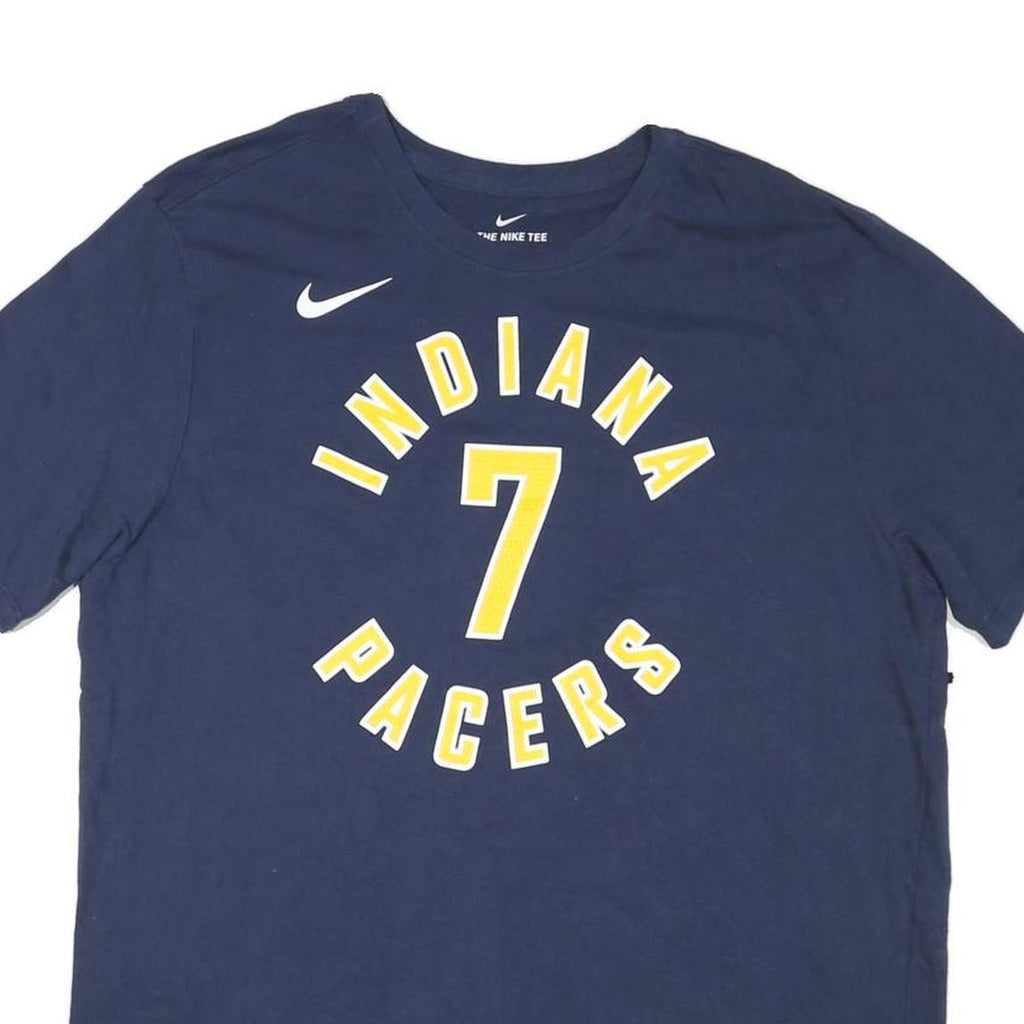 NIKE Mens Blue Indiana Pacers Graphic T-Shirt XL Short Sleeve Crew Neck