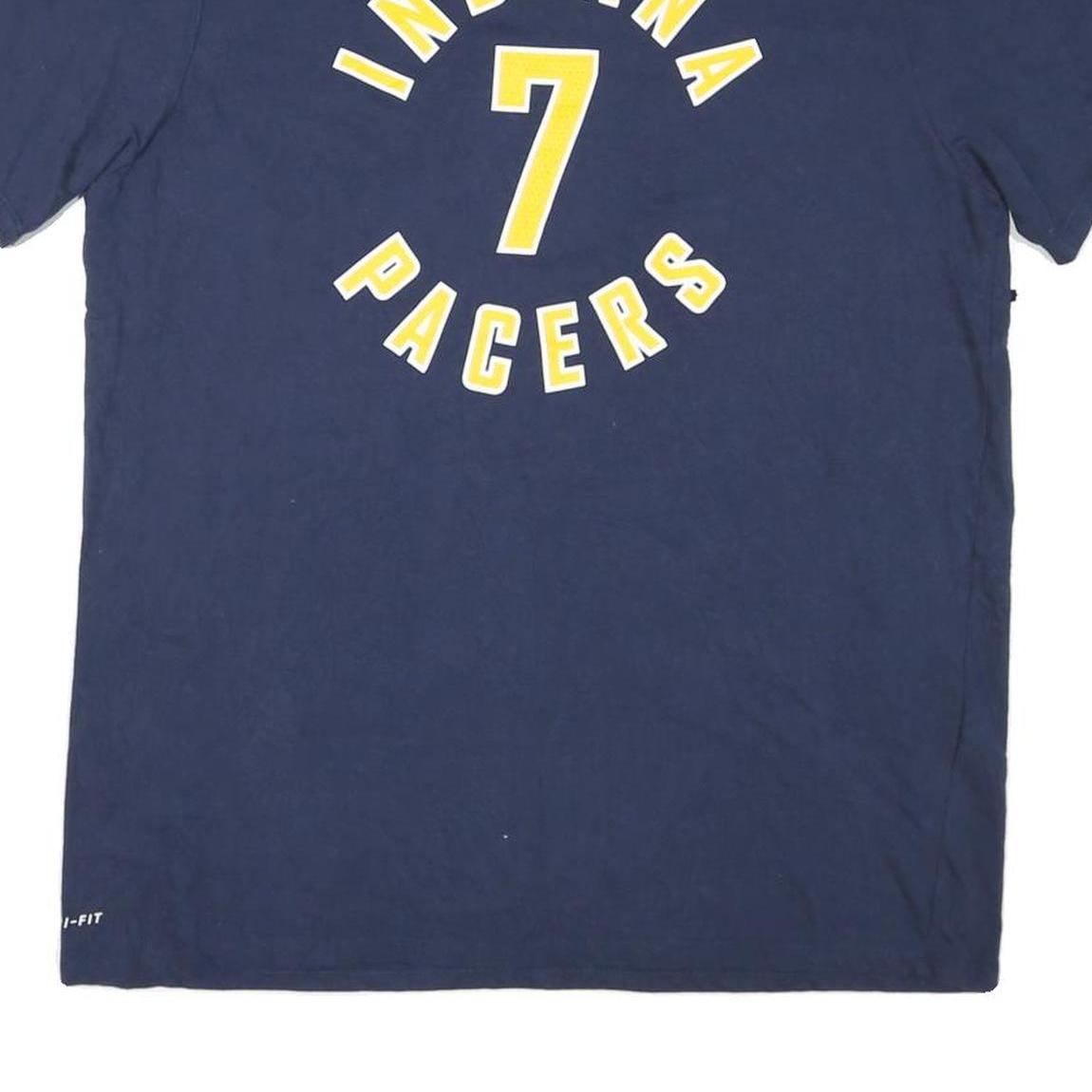 NIKE Mens Blue Indiana Pacers Graphic T-Shirt XL Short Sleeve Crew Neck