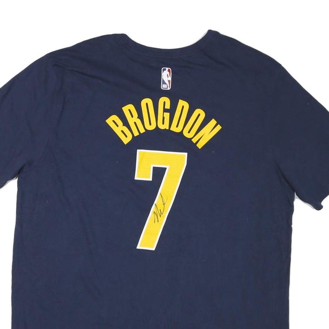 NIKE Mens Blue Indiana Pacers Graphic T-Shirt XL Short Sleeve Crew Neck