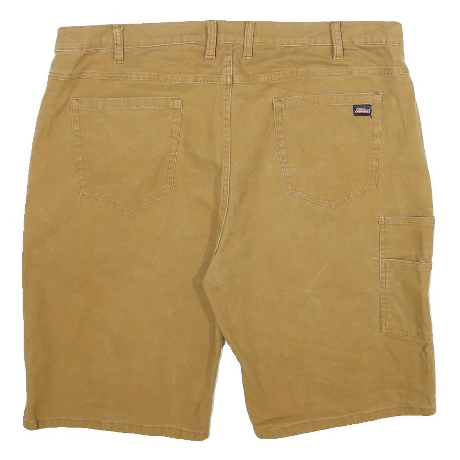 DICKIES Mens Shorts Beige Casual Cotton Blend 2XL W42 Workwear Pocket