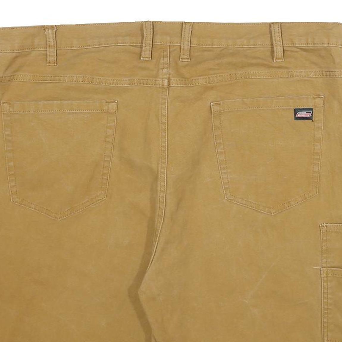 DICKIES Mens Shorts Beige Casual Cotton Blend 2XL W42 Workwear Pocket