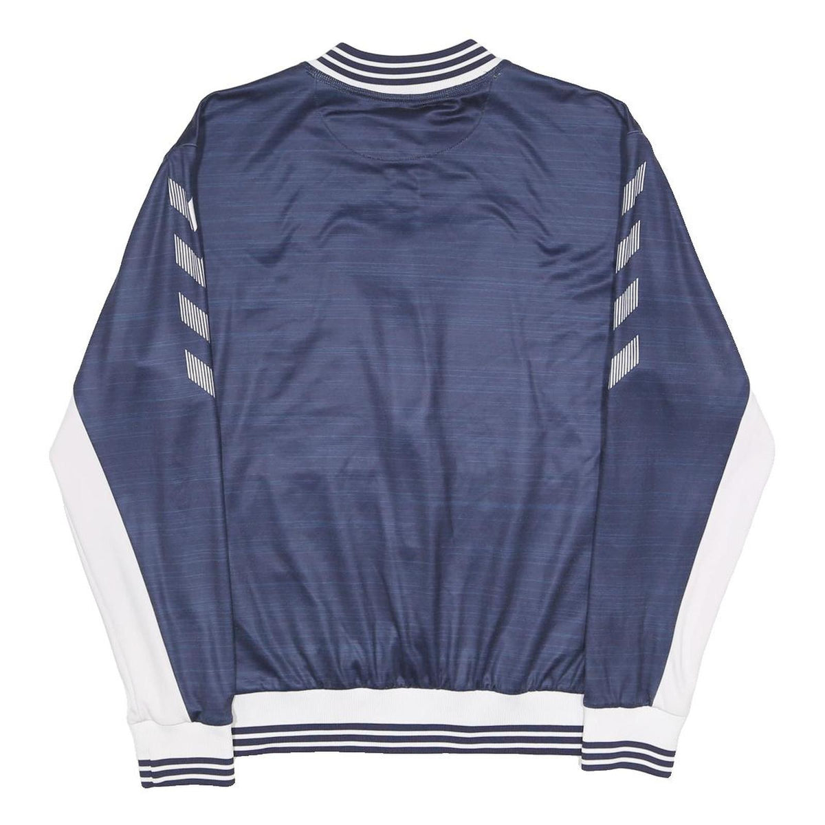 HUMMEL Mens Blue & White Wigan Warriors Track Jacket L Polyester Blend Zip