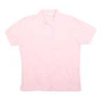 SLAZENGER Womens Pink Polo Shirt XL Cotton Blend Short Sleeve Basic