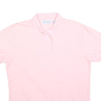 SLAZENGER Womens Pink Polo Shirt XL Cotton Blend Short Sleeve Basic