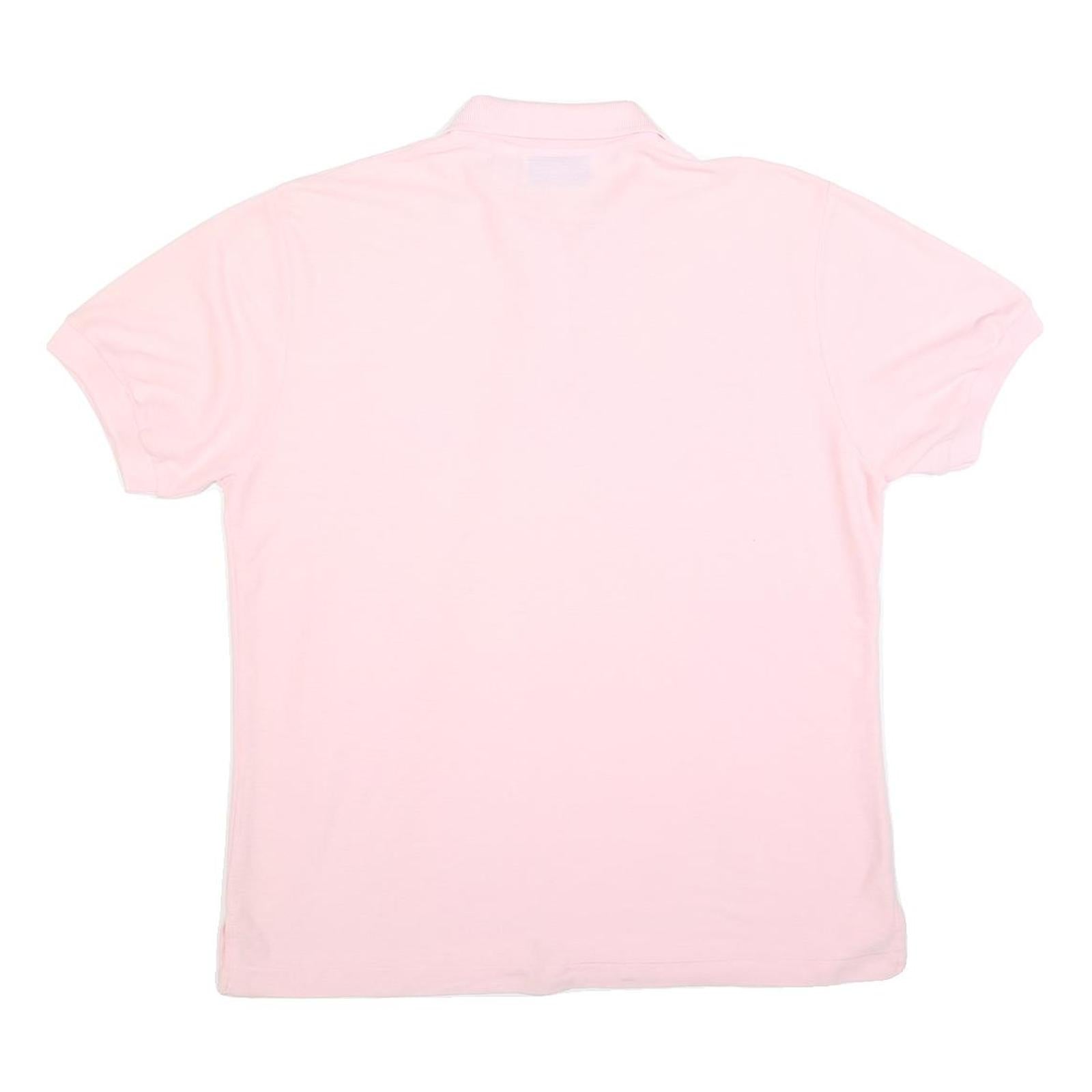 SLAZENGER Womens Pink Polo Shirt XL Cotton Blend Short Sleeve Basic