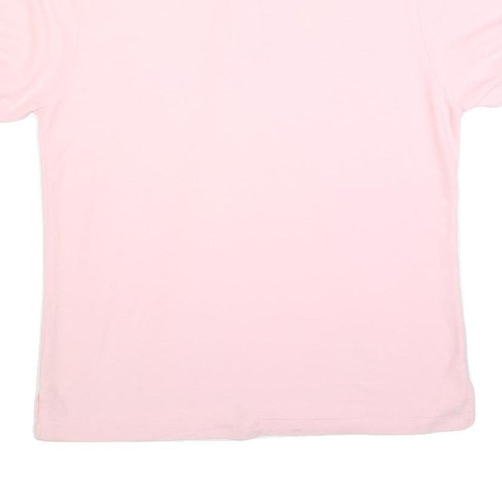 SLAZENGER Womens Pink Polo Shirt XL Cotton Blend Short Sleeve Basic