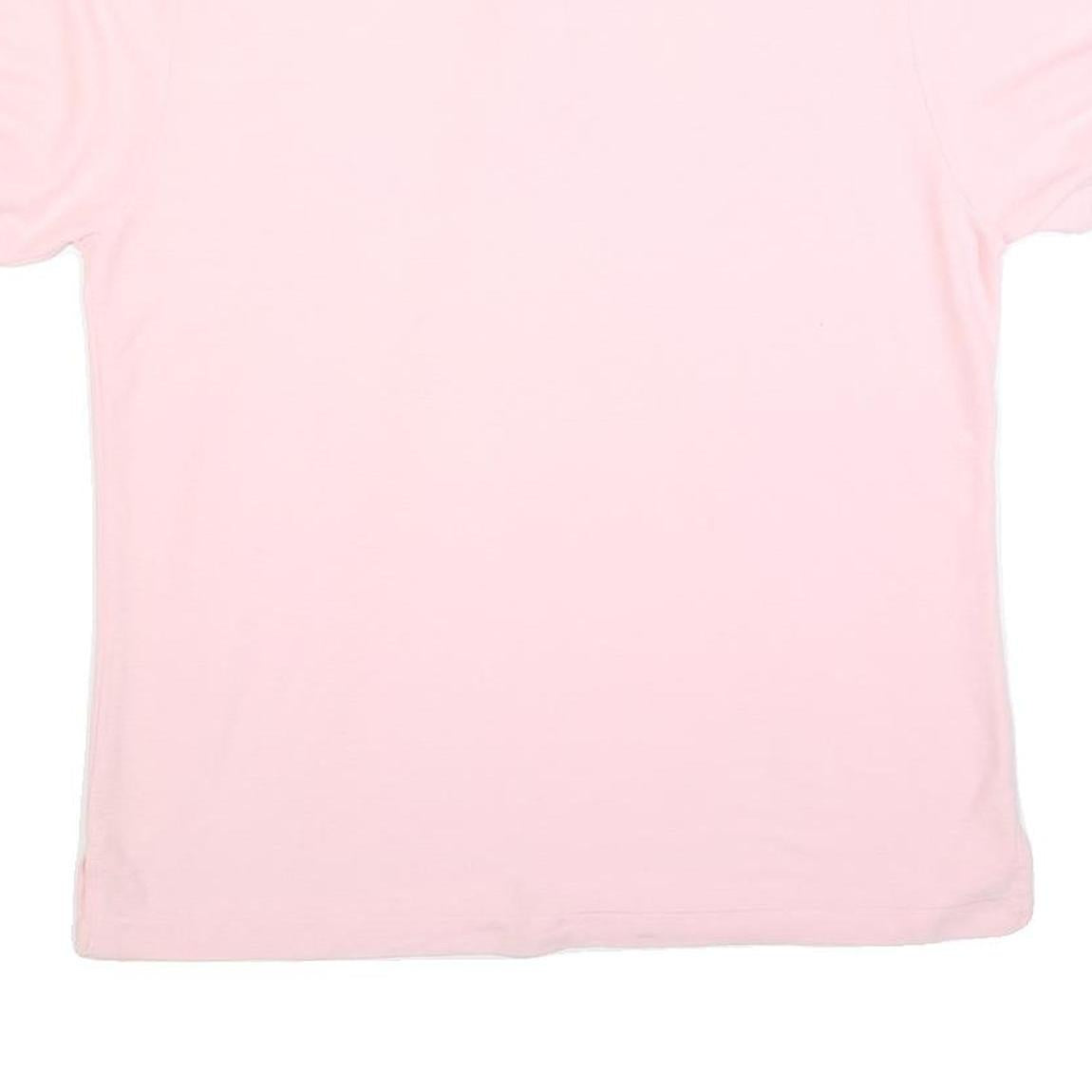 SLAZENGER Womens Pink Polo Shirt XL Cotton Blend Short Sleeve Basic