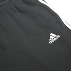 ADIDAS Mens Black Casual Shorts 2XL W36 Cotton Blend Drawstring