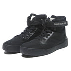 CALVIN KLEIN JEANS Womens Lace-Up High Top Trainers Black Leather UK 5 Stylish