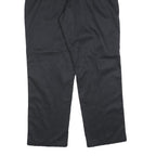 DICKIES Mens Cotton Blend Black Regular Straight Trousers W40 L32 Workwear