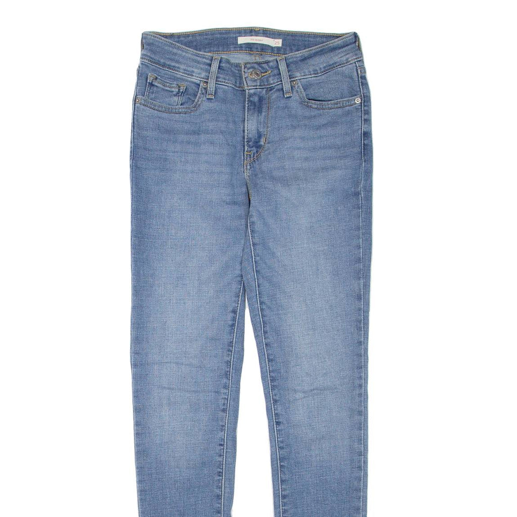 LEVI'S 711 Womens Jeans Blue Regular Skinny W25 L30