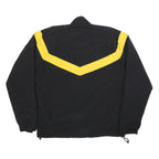 NIB/MDS Mens Black & Yellow U.S. Army Track Jacket M Nylon Plain Zip Pockets