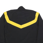 NIB/MDS Mens Black & Yellow U.S. Army Track Jacket M Nylon Plain Zip Pockets