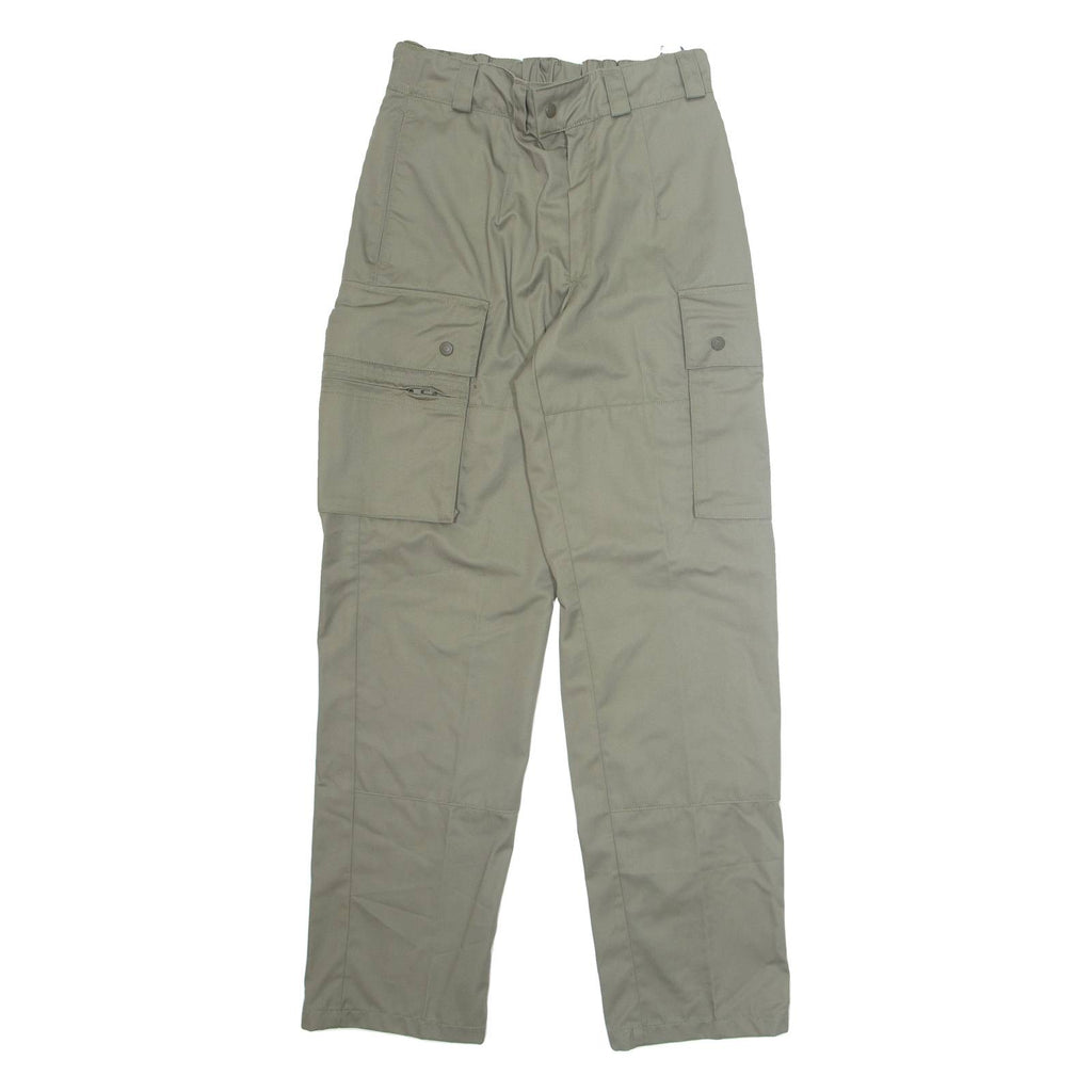 Military Cargo Mens Trousers Green Regular Straight W26 L32