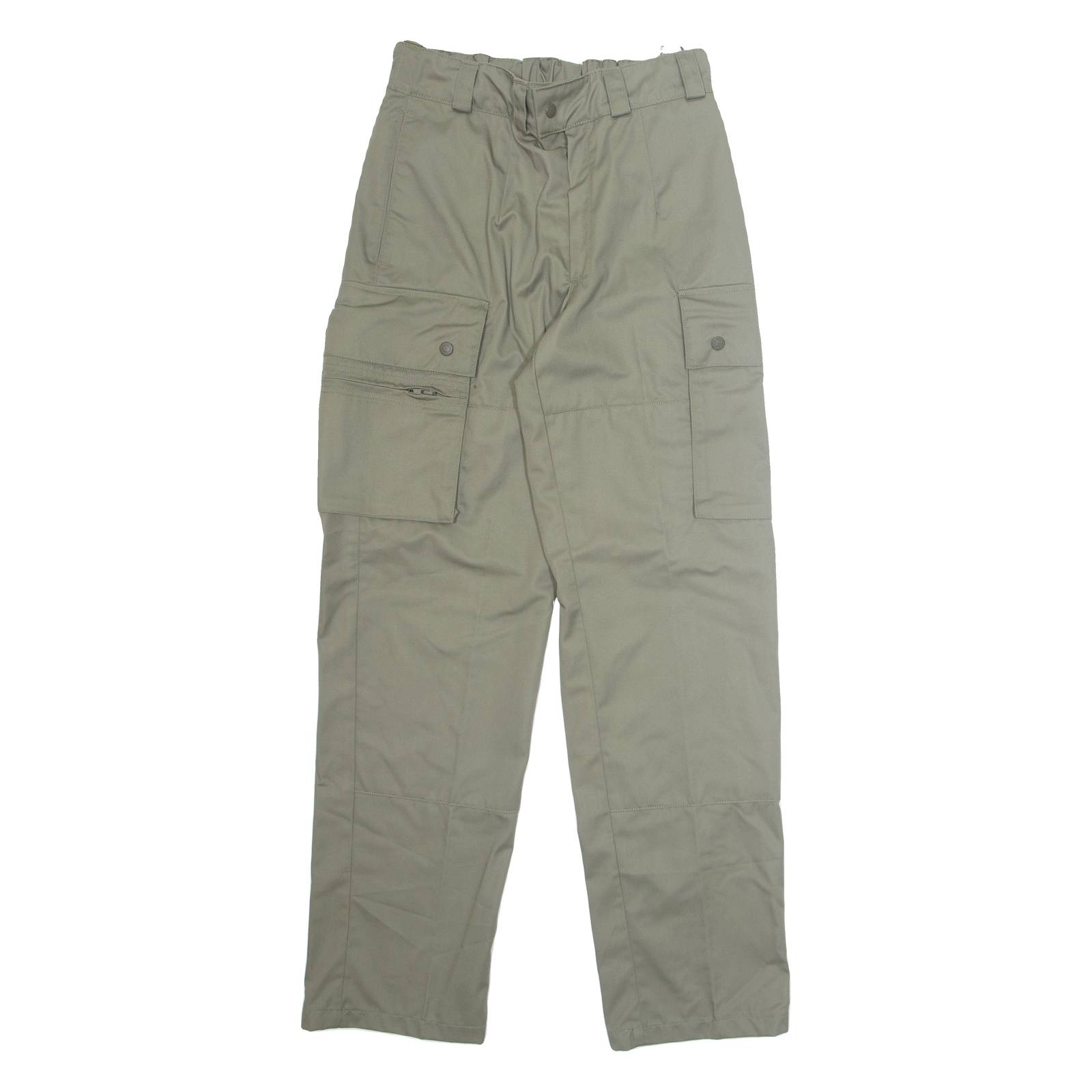 Military Cargo Mens Trousers Green Regular Straight W26 L32