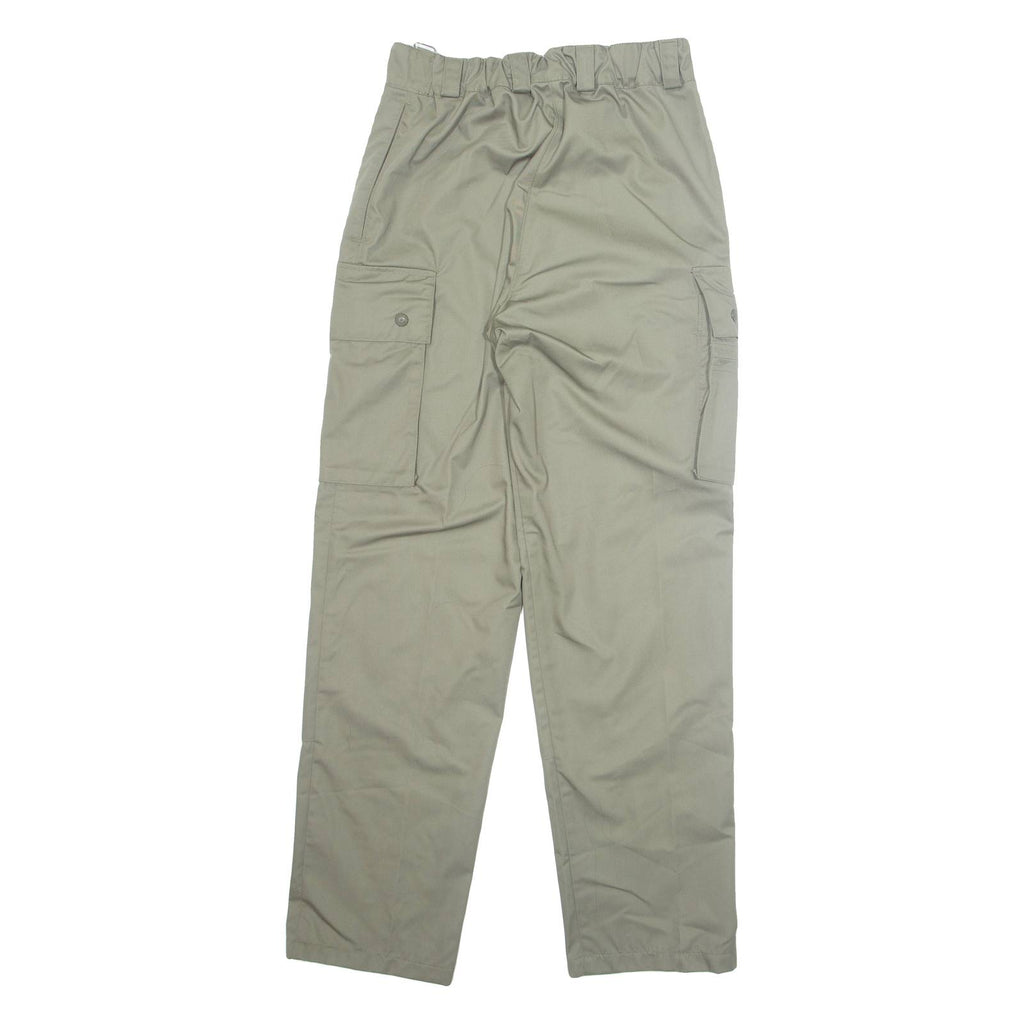 Military Cargo Mens Trousers Green Regular Straight W26 L32