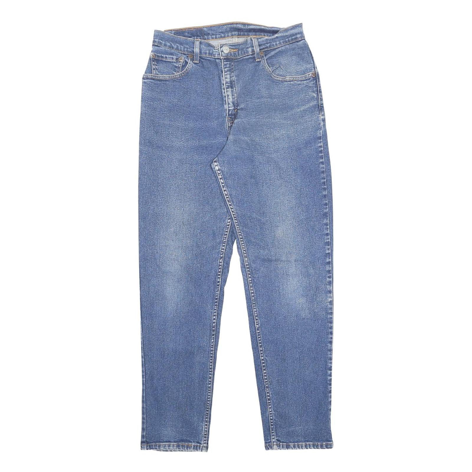 LEVI'S 550 TAPERED Womens Jeans Blue Relaxed Tapered Denim Medium W28 L29