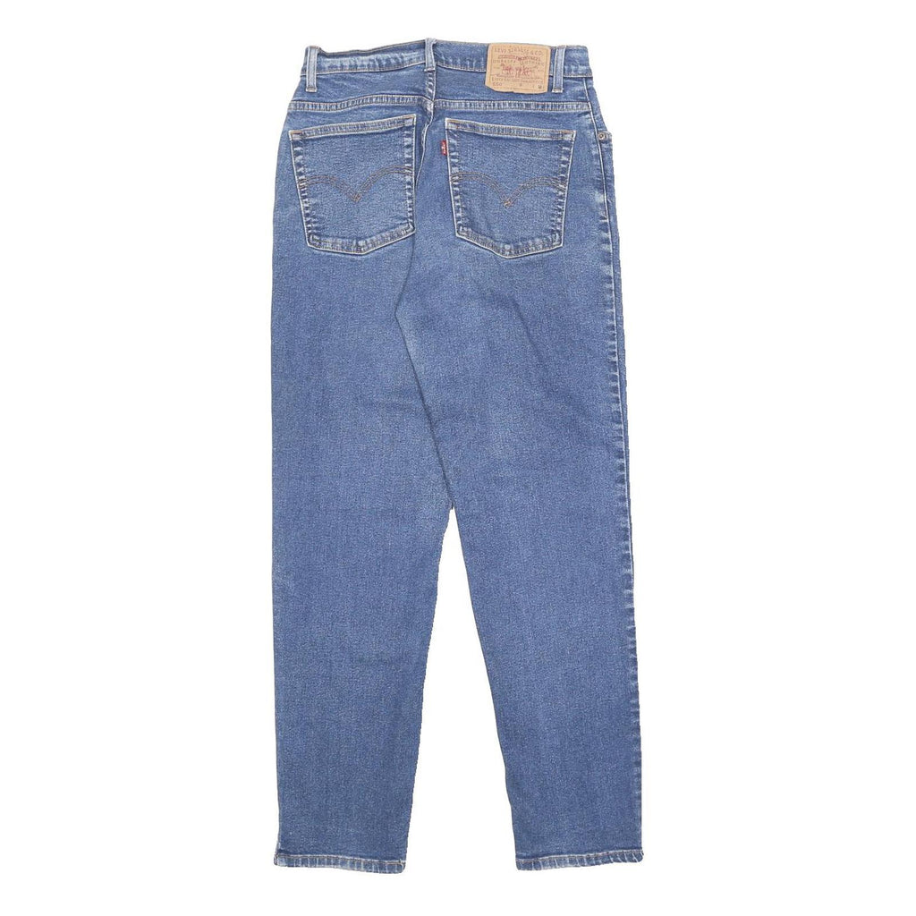 LEVI'S 550 TAPERED Womens Jeans Blue Relaxed Tapered Denim Medium W28 L29