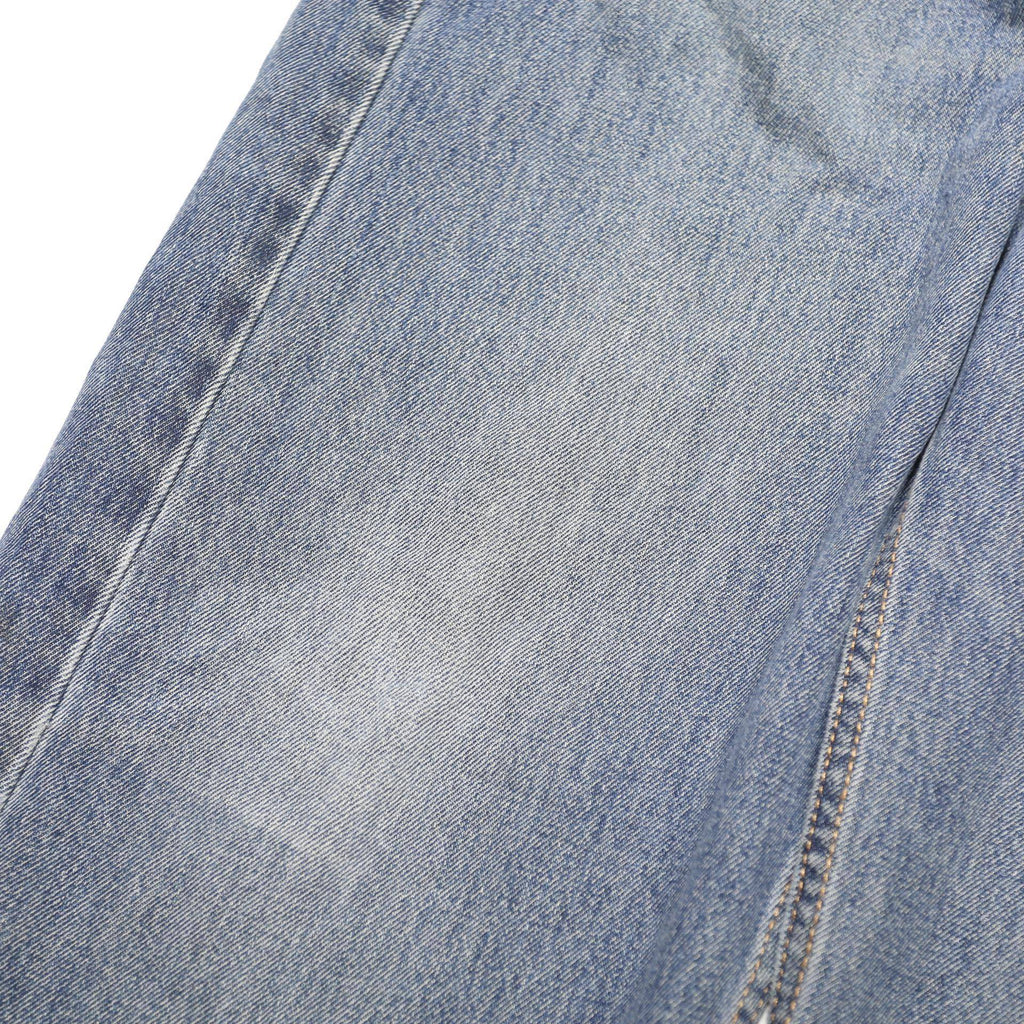 LEVI'S 505 Mens Jeans Blue Regular Straight Denim Light W40 L32 Button Cotton