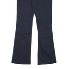 DICKIES Womens Cotton Blend Navy Regular Fit Bootcut Trousers W30 L29 Workwear