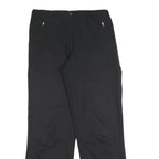 ODLO Womens Polyester Blend Black Relaxed Straight Trousers W30 L30 Outdoor