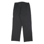 ODLO Womens Polyester Blend Black Relaxed Straight Trousers W30 L30 Outdoor