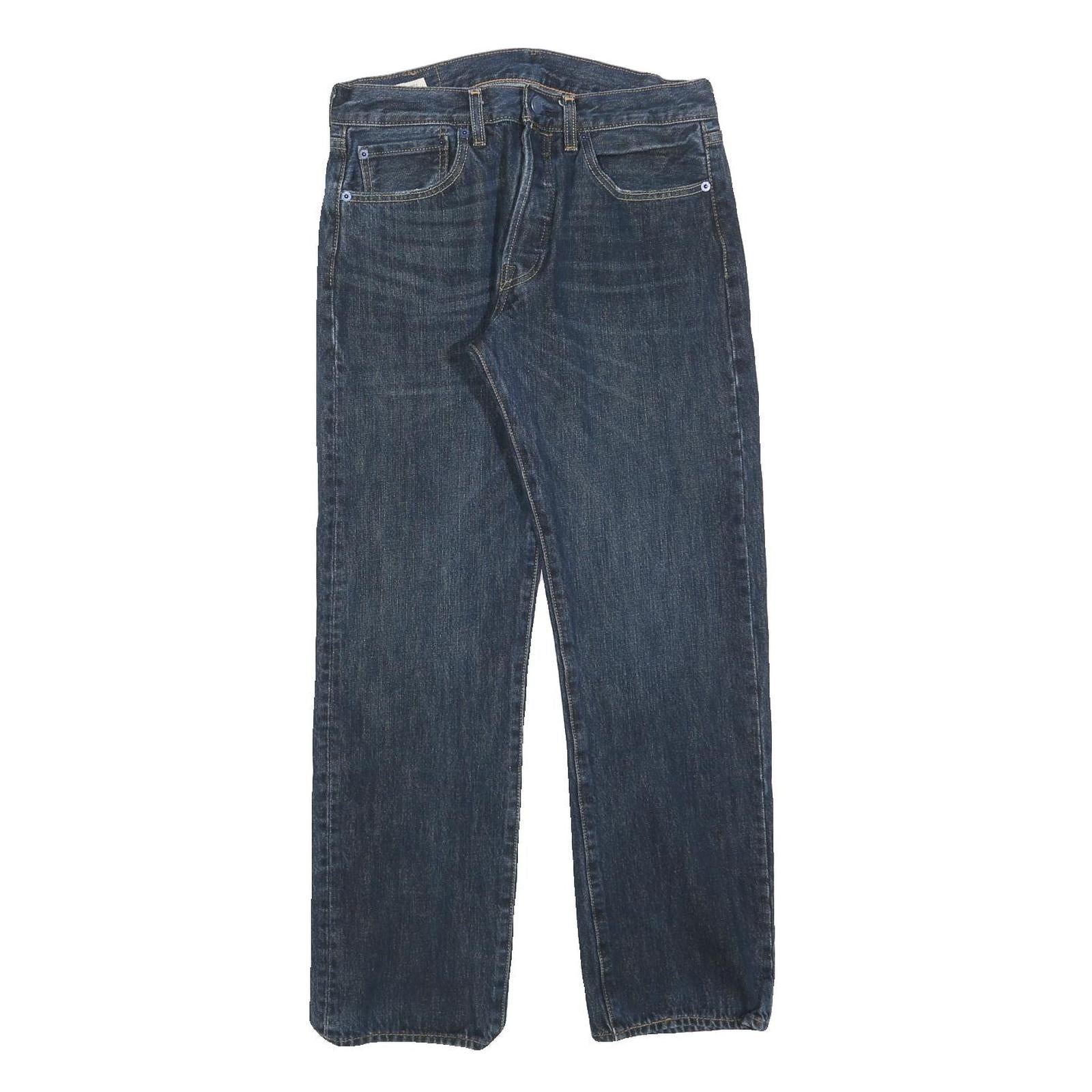 LEVI'S 501 BIG E Mens Jeans Blue Regular Straight Denim Medium W32 L28 Classic