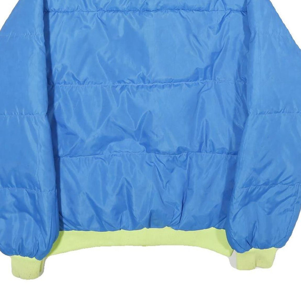 COLUMBIA Womens Blue Nylon Reversible Zip Jacket XL Outdoor Casual Warm