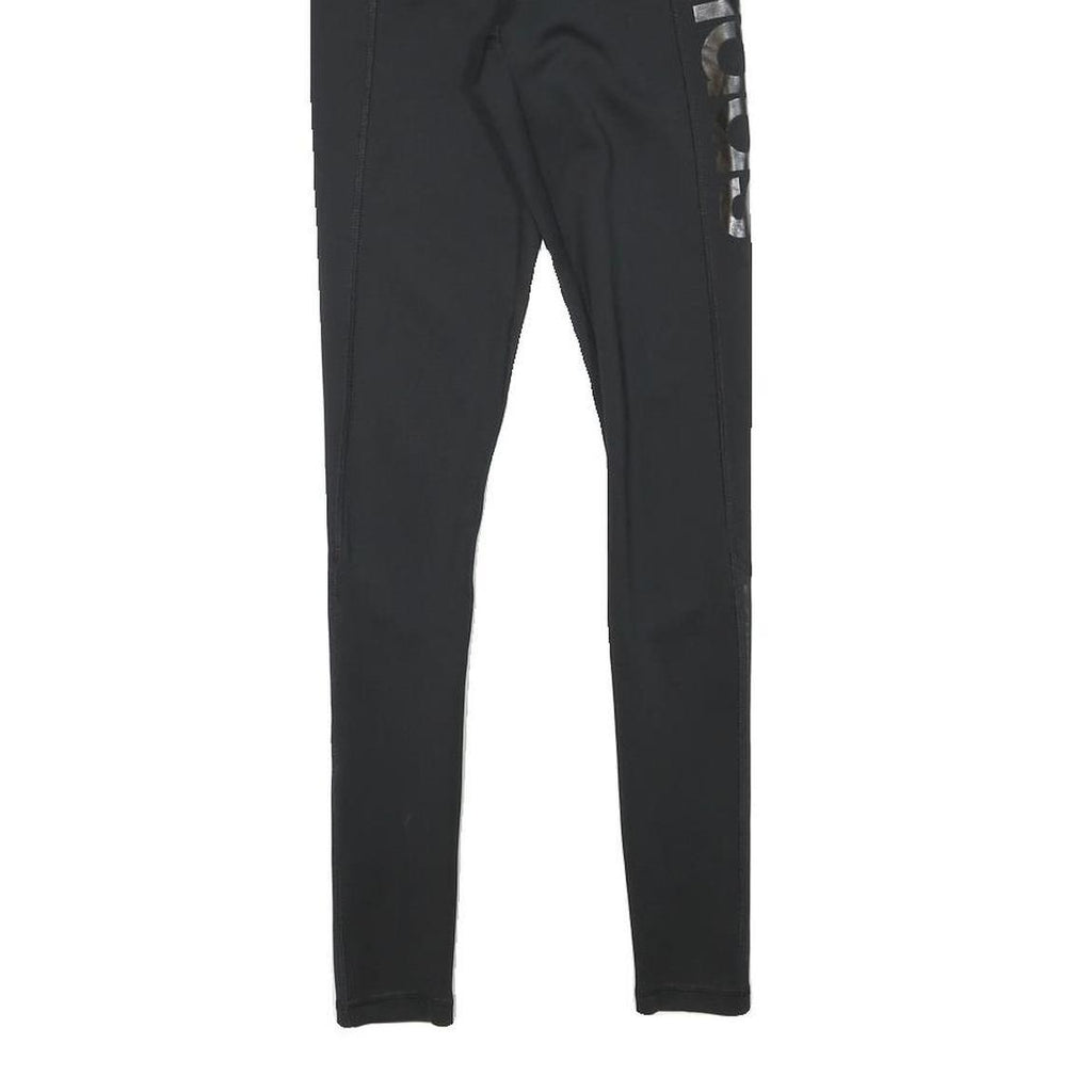 ADIDAS Womens Joggers Black XS W20 L27 Slim Tapered Logo Activewear