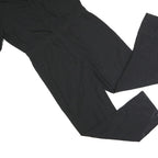 DICKIES Mens Black Dungarees Regular Polyester Blend Plain L W40 L30 Workwear