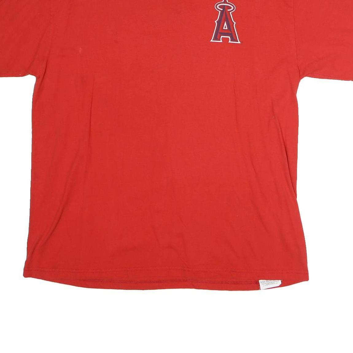 GENUINE MERCHANDISE Mens Red Pujols Baseball T-Shirt XL Short Sleeve Crew Neck